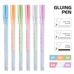 国境を越えたGlue Pen学生の手帳手作りDIY速乾接着剤携帯マカロン子供のポイント接着剤卸売り