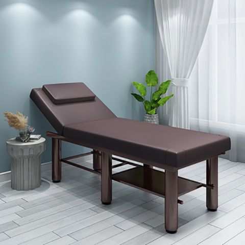 Кушетка коричневая кожа круглая 180x60