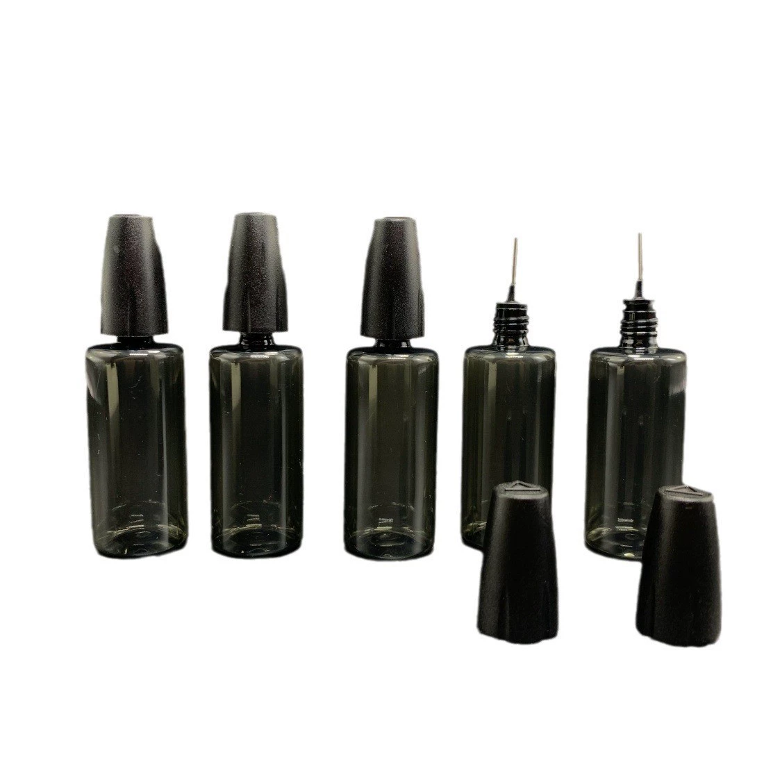 Черный 30 мл игольчатое масло бутылка для инъекций сок Татуировка жидкая бутылка Татуировка дизайн ногтей шитье клей пластиковый розлив