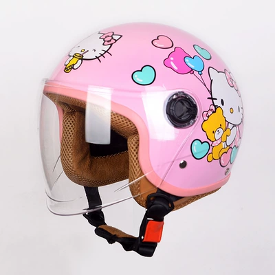 Factory Direct Supply Children's Helmet Motosiklet kaskı (dəbilqə) - pink