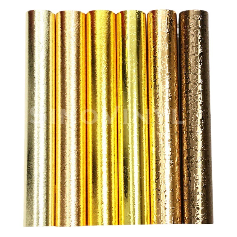 Xinlang metal patrón de letras película oráculo de oro rosa pegatinas de algodón de lana patrón de plata publicidad DIY Garland pegatinas instantáneas