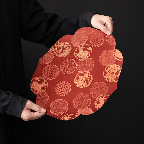 Wholesale rabbit brocade dry soaking mat waterproof tea mat tea room tea art space pot mat table mat small tea mat small fresh woman