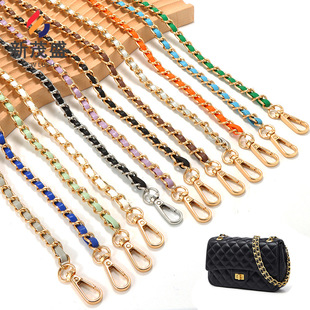 In-Stock Chanel-Style Leather Bag Chain Shoulder Crossbody Pu Leather Bag with High-End Women's Bag Chain Replacement Shoulder Strap
