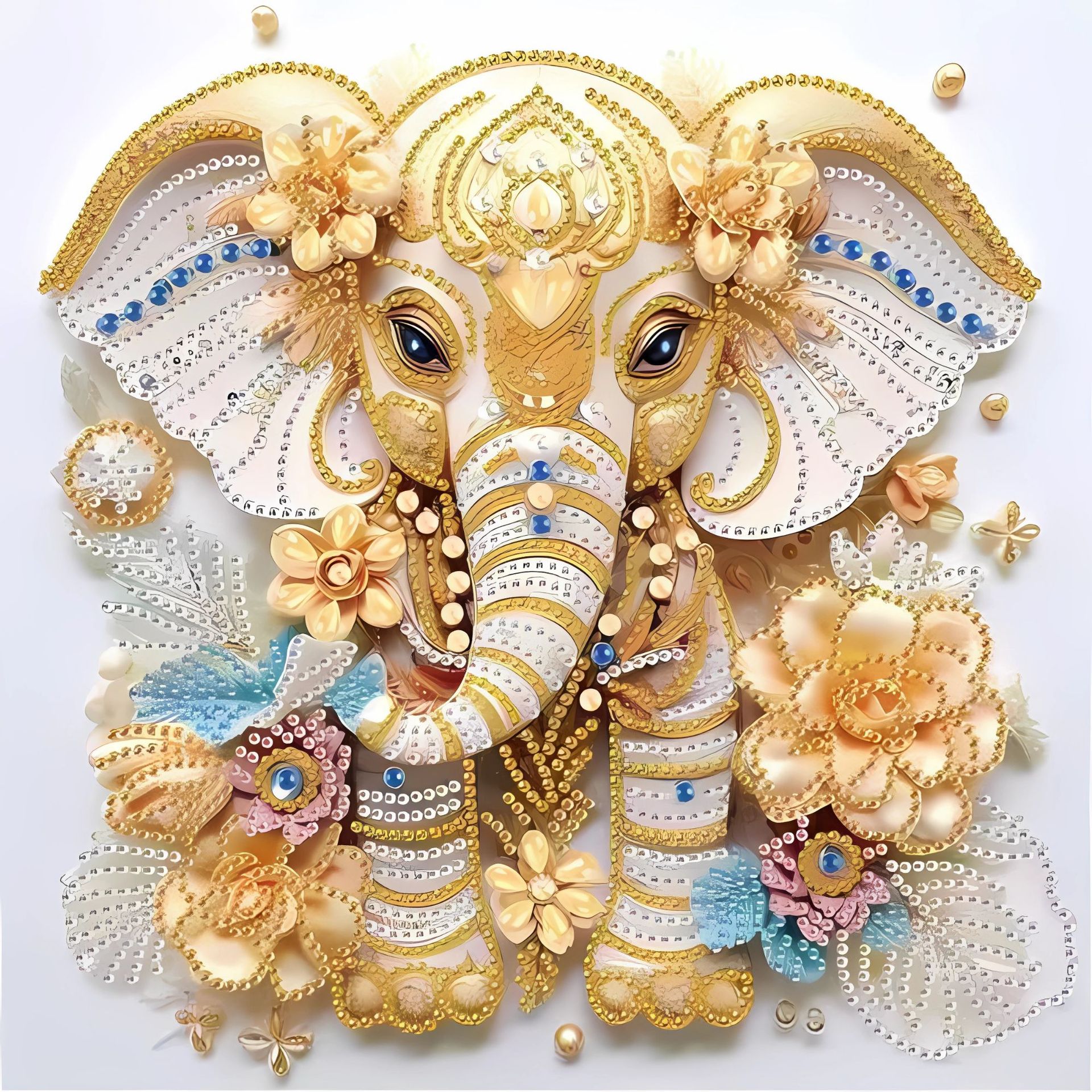 Pintura de Diamantes 5D con Forma Irregular de Princesa de Fantasía, Pintura de Diamantes DIY, Pintura de Diamantes con Puntos de Cristal, 30×30