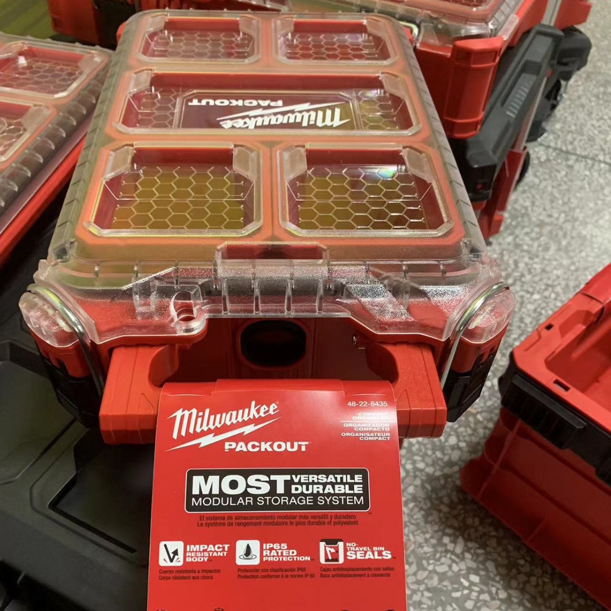 MILWAUKEE MAVOCH 포장 도구 상자 산업 등급 다기능 하드웨어 가정용 저장 상자