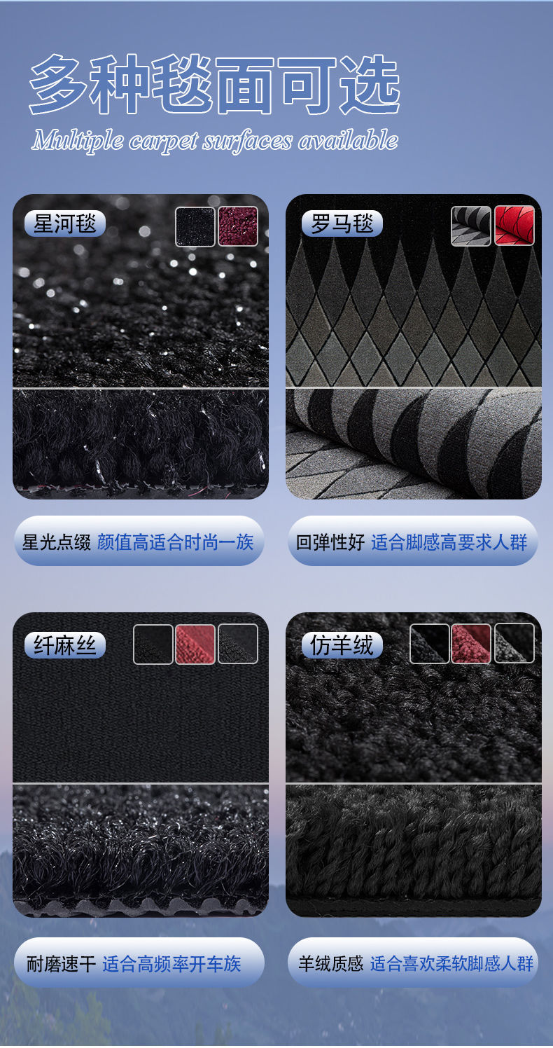Suitable for Cadillac Xt5 Floor Mats Surrounding 16-25 Xt5 Interior Tpe Car Floor Mats Trunk Mats