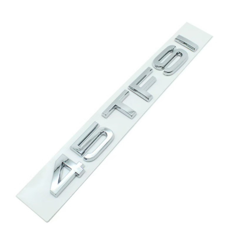 Suitable for Audi 30 35 40 45 50 55Tfsi Car Four-Wheel Drive Side Mark Displacement Mark English Mark Car Sticker