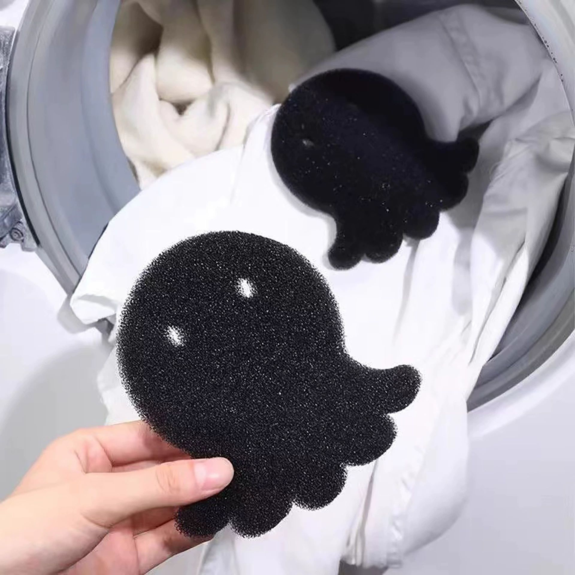 家用洗烘套装粘毛过滤棉宠物毛屑过滤吸附衣服防打搅粘毛神器