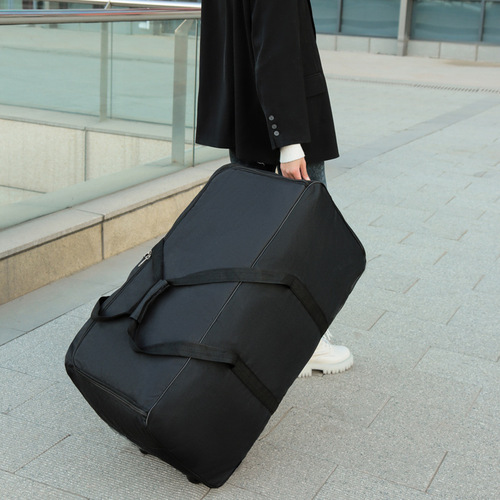 Wholesale New Large Capacity Travel Bag Airline Cargo Bag Air Travel Suitcase Moving Swivel Wheel Folding Luggage Bag