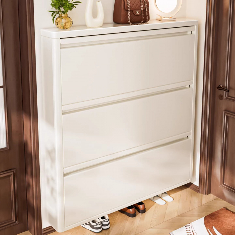10/12/15cm Ultra-Thin Steel Flip-Shoe Cabinet for Home Use, Extremely Narrow and Integrated, Wall-Mounted Entryway Shoe Rack 10/12/15cm Ultra-Thin Steel Flip-Shoe Cabinet for Home Use, Extremely Narrow and Integrated, Wall-Mounted Entryway Shoe Rack