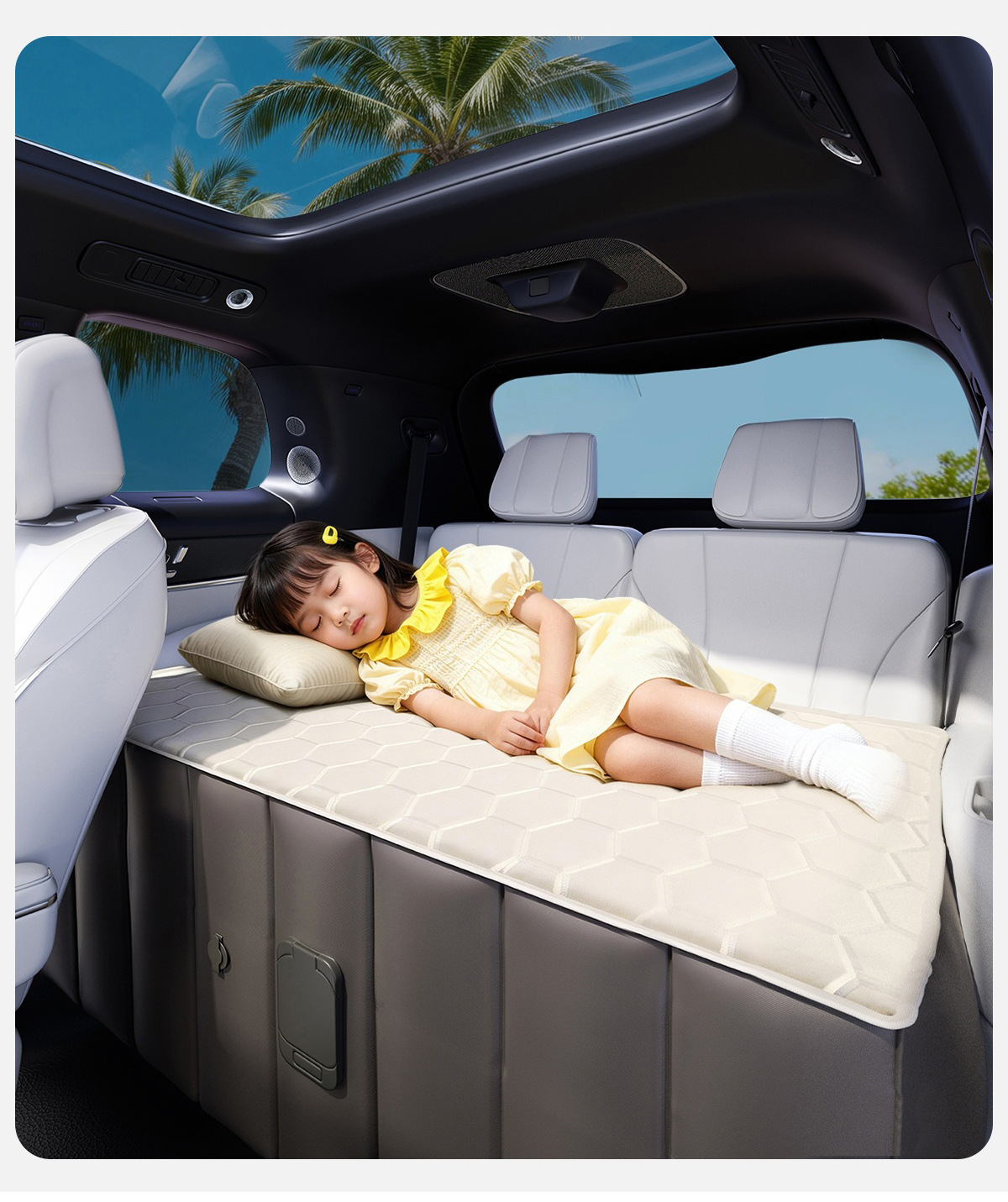 Uncle Snail Wenjie M7M8M9 Third-Row Automatic Inflatable Mattress Business Car Mpv Sponge Sleeping Pad