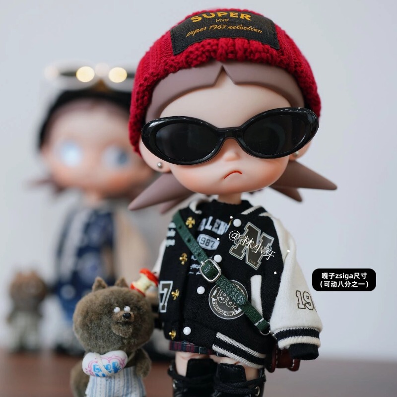 Gazi Jie Zsiga Labubu Doll Clothes Dreamy Outfit Heartwarming Doll Clothes Baseball Uniform Replacement Outfit