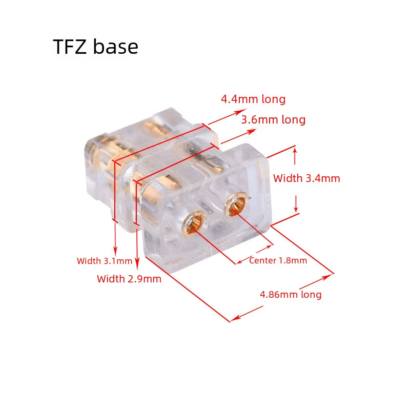 TFZ 0.75 0.78 двойная игла мамина сиденье 2Pin DIY наушник апгрейд провод гнездо Материнская вилка наушников аксессуар