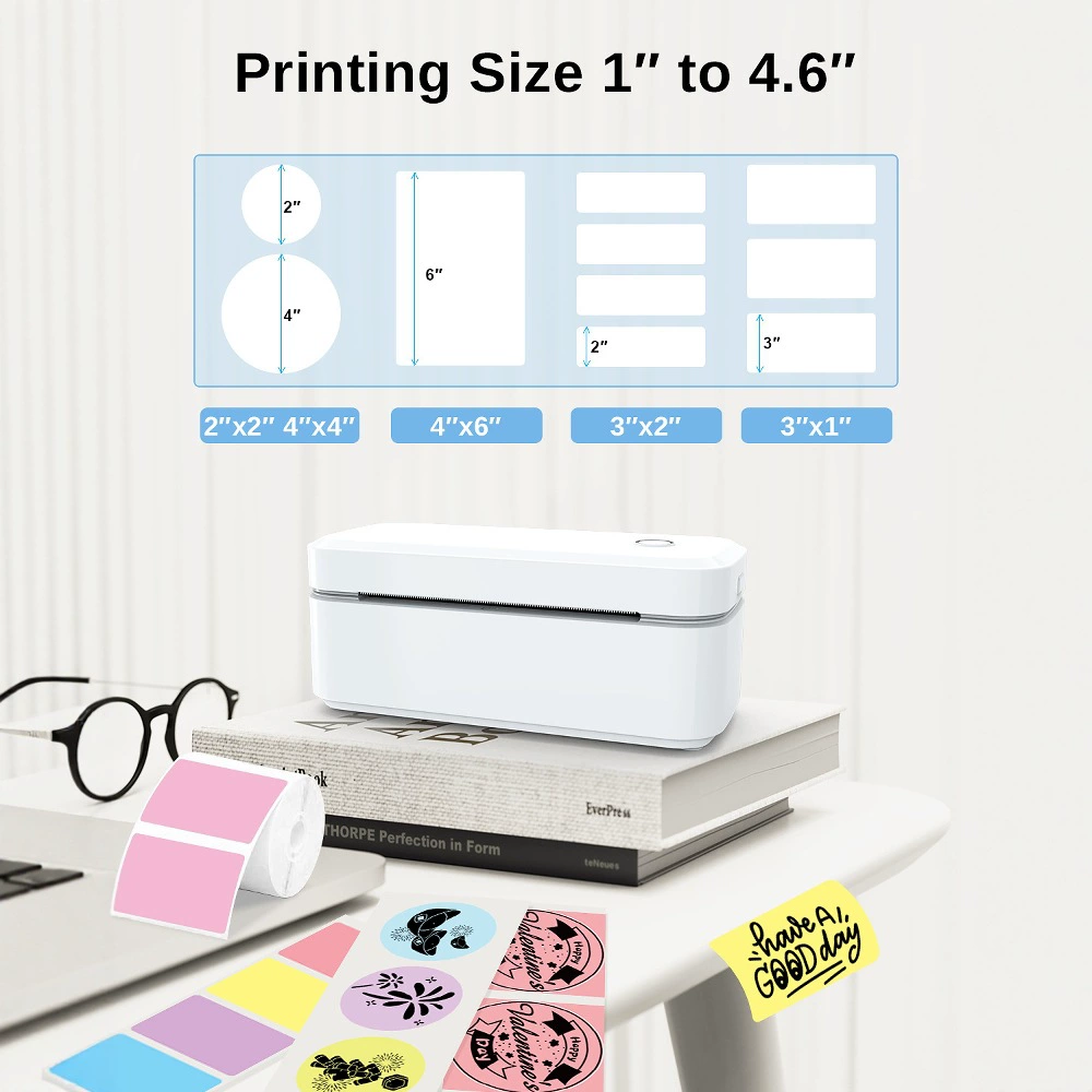 Handheld printer, x4, bluetooth, factory direct supply, (Cross-border trading)