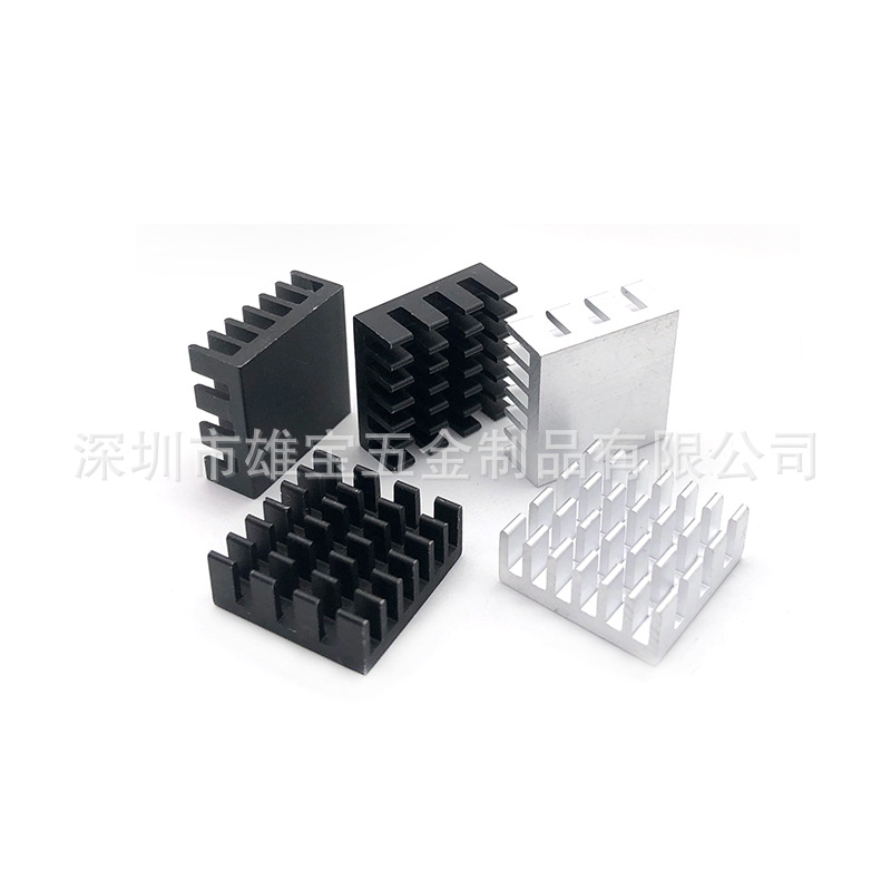 Electronic Cpu Aluminum Alloy Radiator Raspberry Pi Heat Sink Aluminum Profile Chip Heat Sink 14*14*6mm