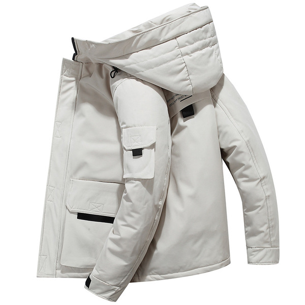 Winter keep warm travel trend down jacket with hood