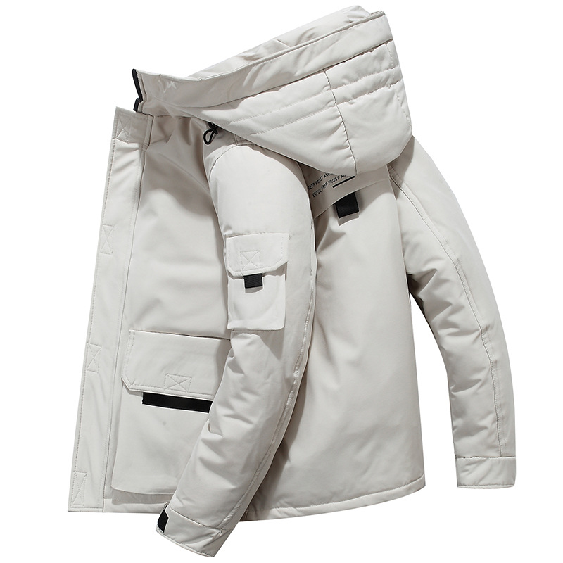 Winter keep warm travel trend down jacket with hood