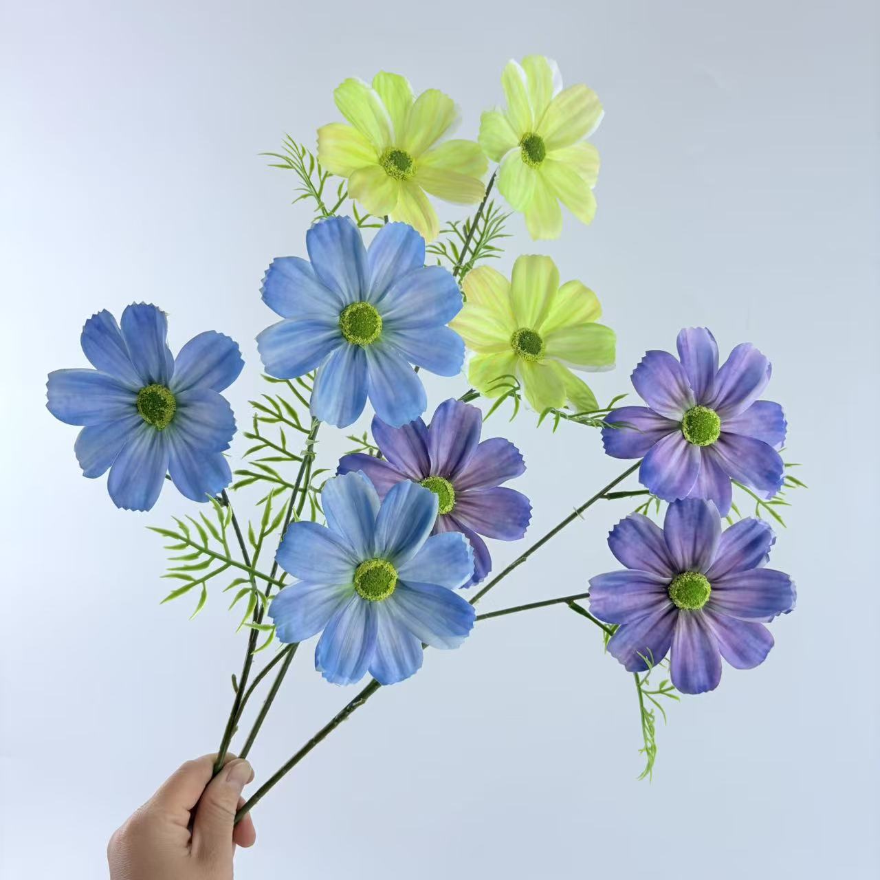 Impresión 3D de hueso de tiro de morera flor flor de imitación fresca pequeña sala de bodas diseño de arco de guía material floral image 3