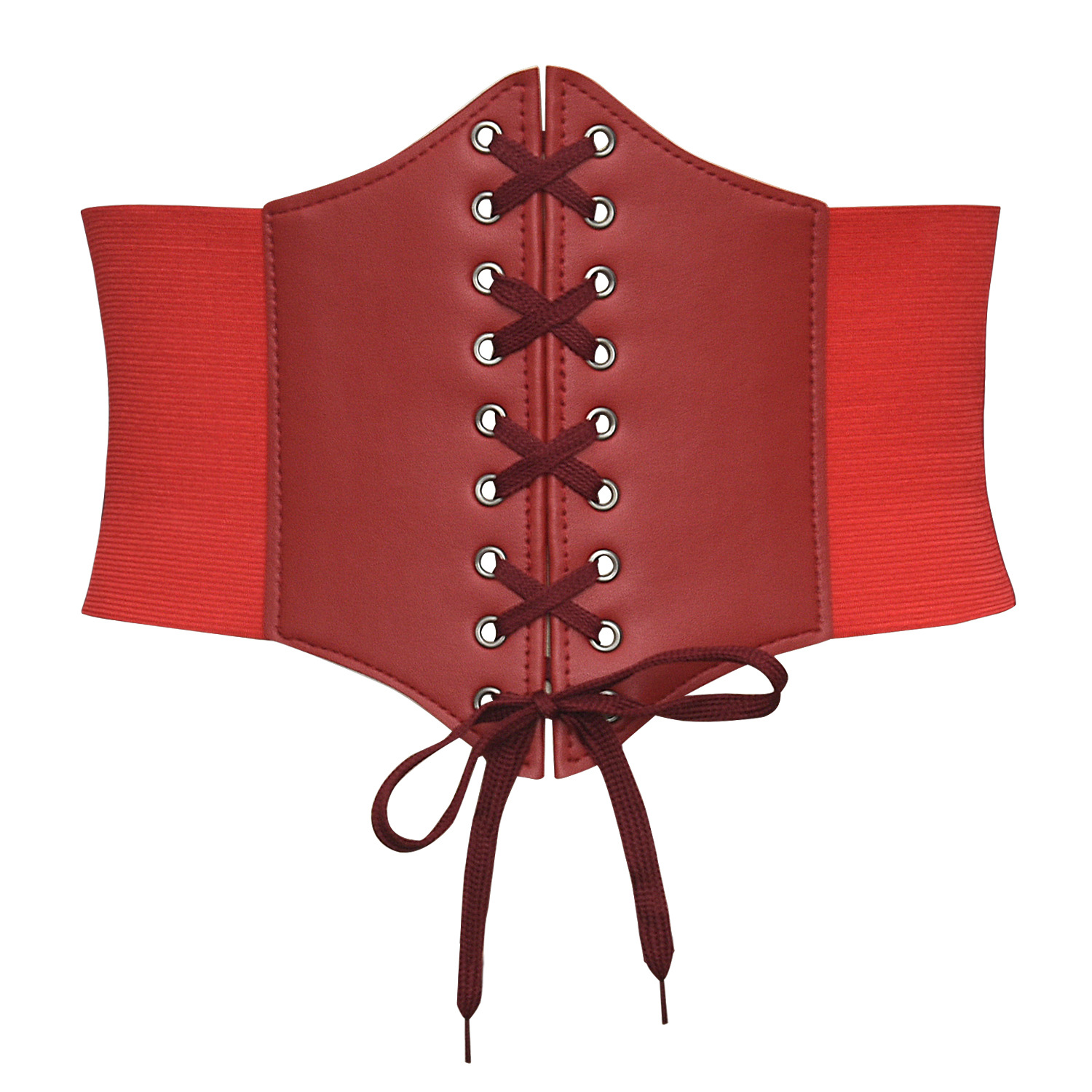 Estilo europeo y americano cinturón elástico ancho estilo coreano cintura elástica sello decoración de las mujeres con vestido simple moda todo partido suéter