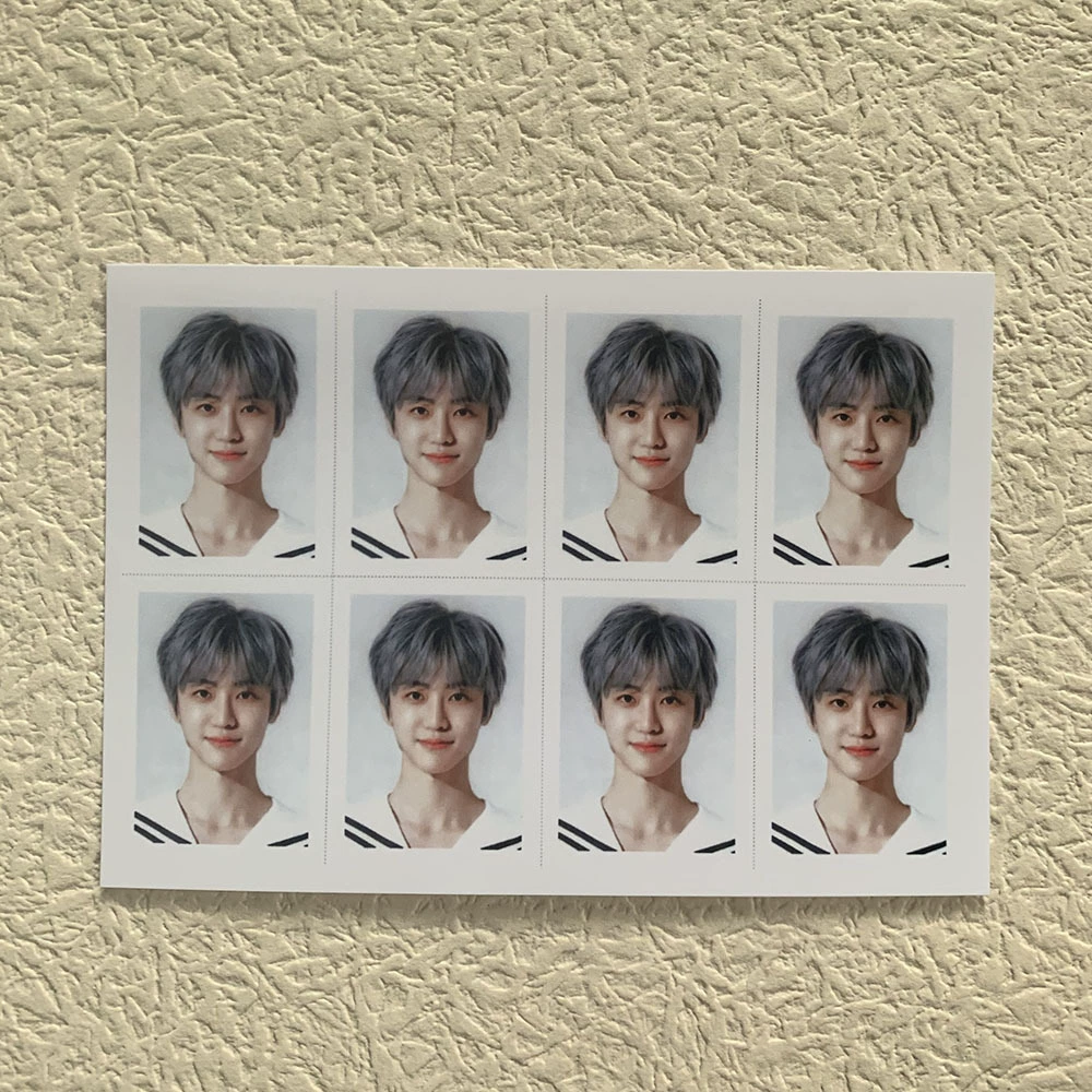 Фото на сертификат NCT DREAM одно-дюймовое фото NCT BLACK для школьного персонального идентификатора