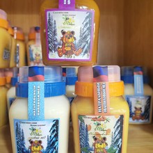 俄罗斯蜂蜜原装进口椴树蜜百花蜜结晶雪蜜冬熊牌营养纯正食品