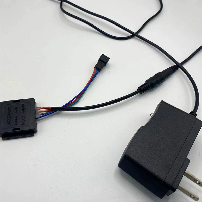 Switch key, power supply, LED two-color light strip, controller, dressing table, table lamp, accessory, 12v, factory direct supply