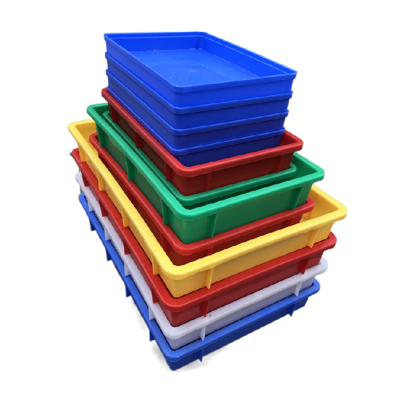 厂家现货广西南宁电子工厂周转盒 塑料零件盒 长方形物料盒