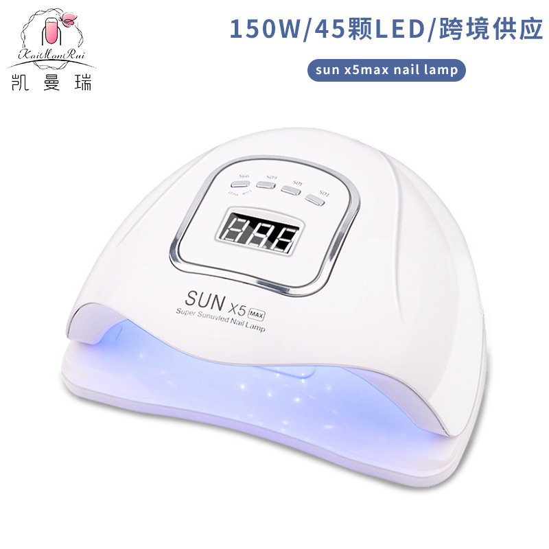 Lámpara de uñas, máquina de uñas de secado rápido 150w, lámpara de fototerapia, tienda de uñas, lámpara para hornear uñas, pegamento para esmalte de uñas, lámpara de fototerapia de uñas transfronteriza