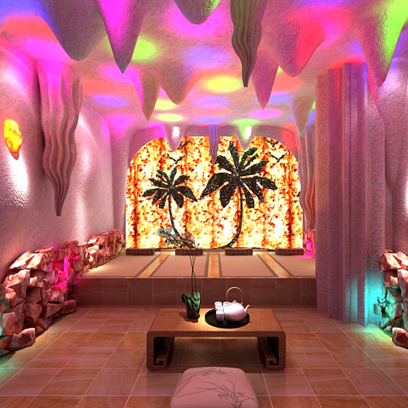 厂家承建汗蒸房半盐房全盐房玉石房熏蒸房上门安装韩式日式桑拿房