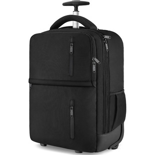 Cross-Border Travel Laptop Backpack Roller Carry-On Large-Capacity Suitcase Trolley Suitcase Trolley Bag
