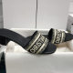 2025 Summer New D Brand Vintage Embroidery Flat Slippers for Women, Trendy Beach Casual Slide Sandals