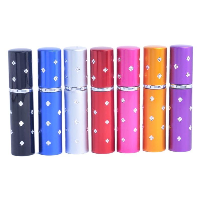 5ml10ml botella de perfume de aerosol Plum Point Cosméticos líquidos de viaje sub-botella portátil botella de perfume incrustado en diamante
