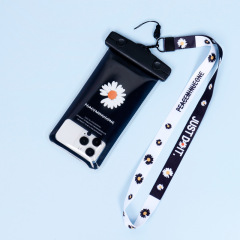 Cartoon mobile phone waterproof bag diving protective cover touch screen rafting swimming water park photo wholesale