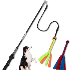 アマゾンの新型ペット犬は棒をからかって、綿のひものおもちゃのペットのインタラクティブな訓練のおもちゃを引き裂きます。