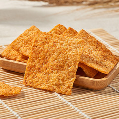 Stall Snacks Two Yang Pot Stove Baked Crispy Rice Cracker 210g Bagged Spicy and Multiflavored Snack Bestseller Nostalgic Snack