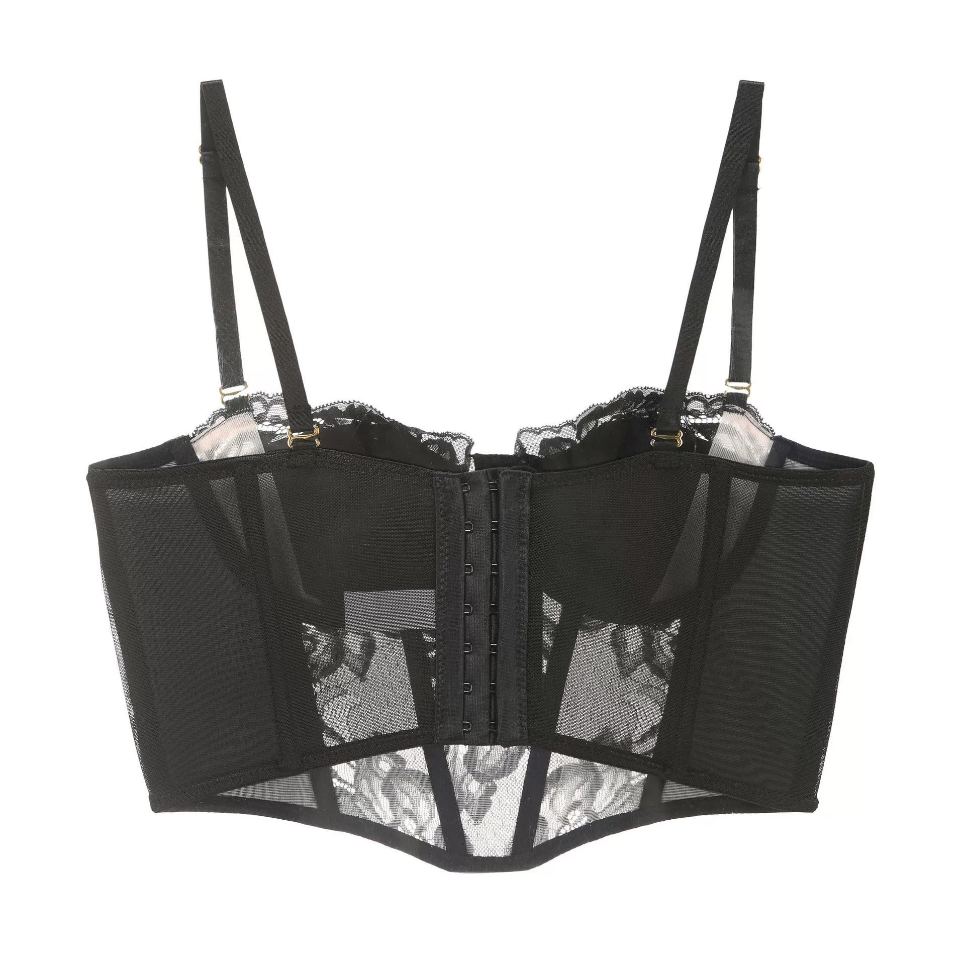 Lace sexy underwear, supporting push up bra, tank top