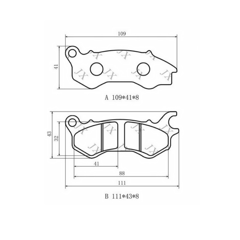 Motocicleta pastillas de freno pastillas de freno pastillas de freno pickup ATV beach van anti-PCX SFA709