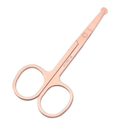 廠家批發圓頭剪睫毛剪刀 黑色眉毛剪睫毛眉剪 鼻毛剪 不鏽鋼剪刀