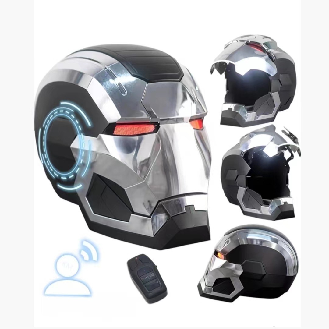 Casco Luminoso de Iron Man MK7 de Plástico con Control por Voz para Cosplay