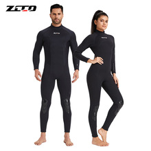 ZCCO新款3MM潜水服男连体长袖女加厚保暖泳衣浮潜水服冲浪水母衣