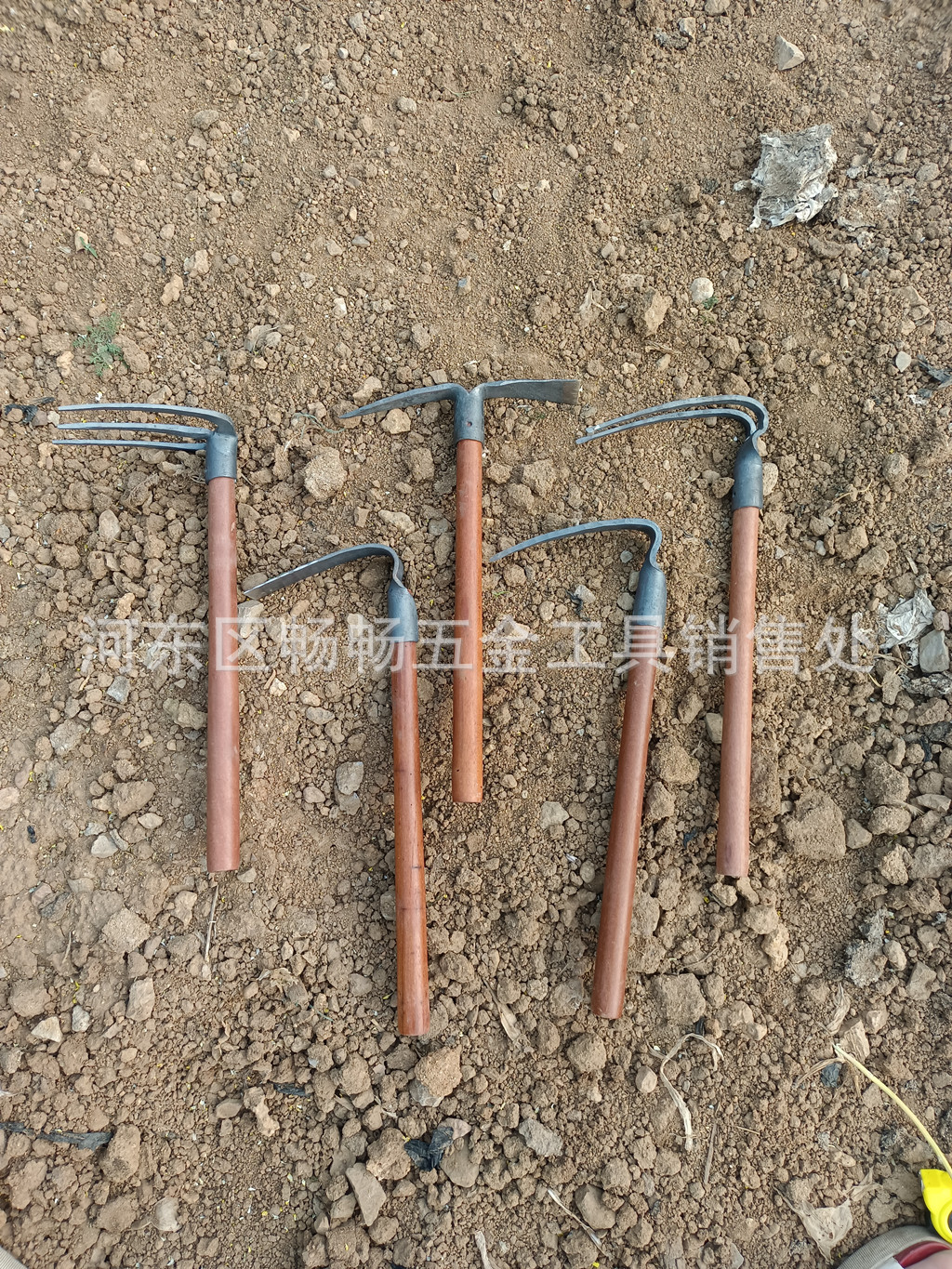 五金园林园艺锻打小锄头家用种菜种花专用工具挖地能除草专用农具