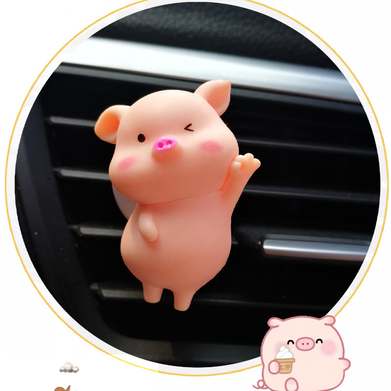 Red de Internet fragancia de coche perfume de coche salida de aire aromaterapia interior de coche decoración de dibujos animados lindo creativo decoración de coche