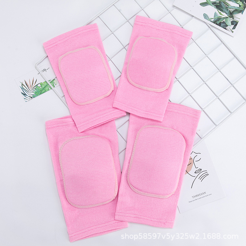 Fuchsia sponge knee pads, elbow pads, increased thickness