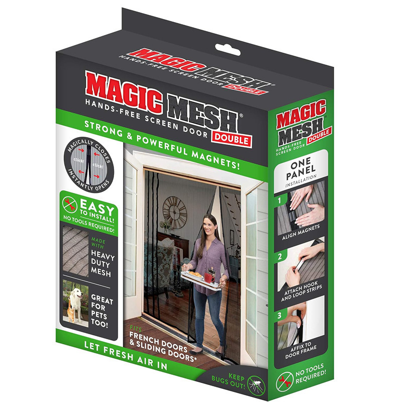 Cross-border Exclusive Side Door Magic Curtain Anti-mosquito Screen Curtain for Kitchen Living Room and Bedroom Magnetic Mesh Curtain