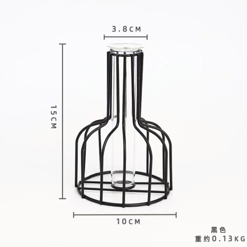 New black wine bottle glass test tube