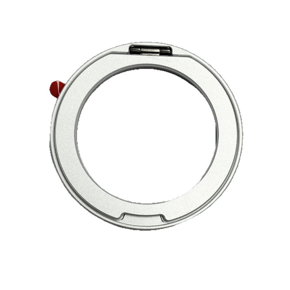 Q11 Ultrafino magnético 360 hebilla de anillo giratorio soporte de teléfono móvil escritorio ajustable soporte perezoso hueco con sonido