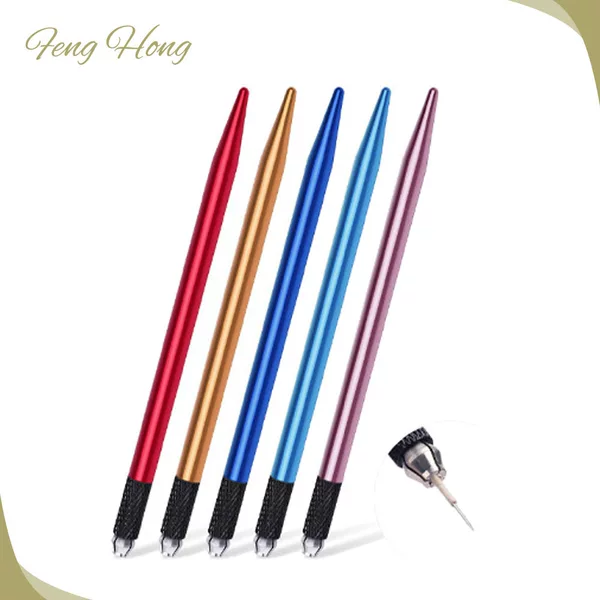 Embroidery Handmade Pen Alloy Embroidery Pen 7mm Embroidery Fog Pen God Needle Fog Eyebrow Factory Outlet Labelable