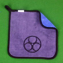 毒药台球擦杆布斯诺克黑八九球杆清洁布球杆毛巾球杆保养用品配件