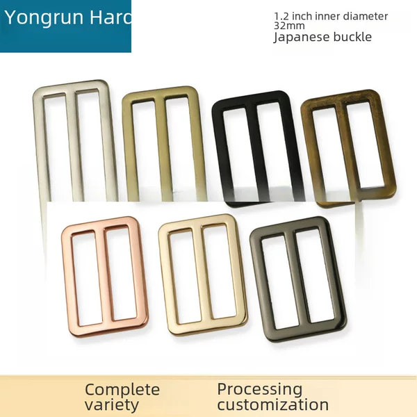 1 inch 2 luggage Japanese buckle Japanese bag belt buckle bag hardware accessories bag belt adjustment metal accessories