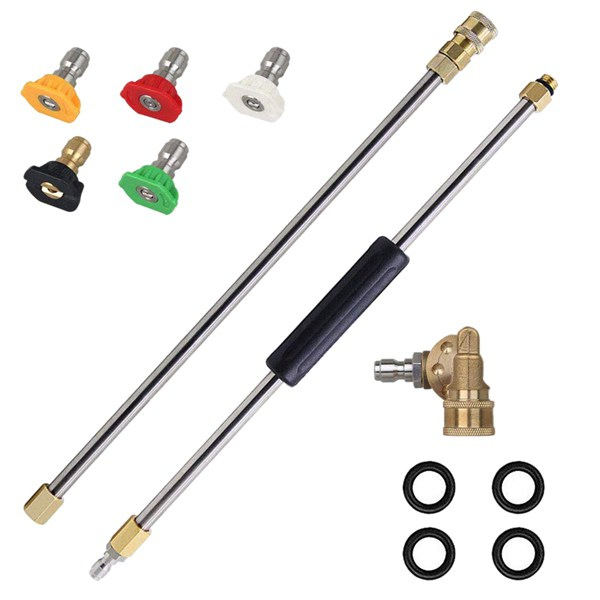 Juqianjin – High pressure car wash water gun Stainless Steel Extension - extension-wand-2-piece-set-combination-copper-five-speed-model